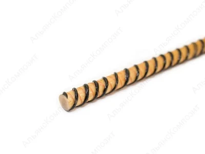 Полимерная арматура c ребром из базальтового волокна 10 мм